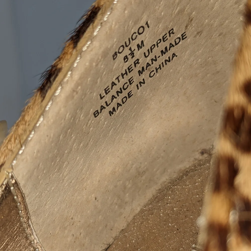 Steve by Steve Madden calf hair wedges